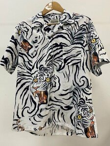 WACKO MARIA TIM LEHI HAWAIIAN SHIRT 虎柄アロハシャツ白