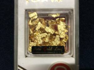 ★【逸品堂】★ 金箔 日本伝統工芸純金箔 純金箔 Pure gold Lecf 8 プラ箱入り 新品 未開封品 用途は色々 金製品 珍品 佐渡土産 佐渡金箔