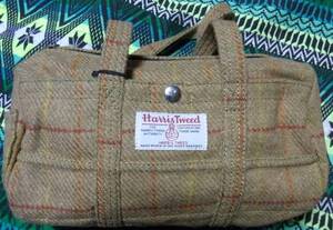 新品 ハリスツイード Harris Tweed ミニボストンバッグ