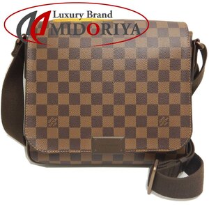 LOUIS VUITTON ルイヴィトン ダミエ ディストリクトPM N41213 ショルダーバッグ エベヌ/252316【中古】