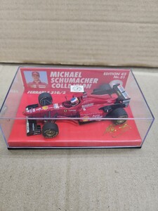 ◆◇ミニチャンプス 1/43 フェラーリ F310/2 シューマッハ 1996 FERRARI（中古品）※現状渡し　【Y3089 - 102併】◇◆