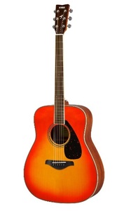 YAMAHA（ヤマハ）アコースティックギターFG820　AUTUMN BURST//02　ソフトケース付き