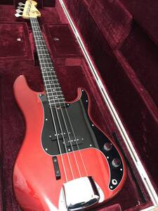 ESP PRECISION BASS MIJ JAPAN VINTAGE 縞黒檀？ 逆巻ペグ　GOTOH 高級材使用　エボニー　black bobbin