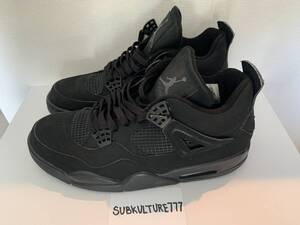 【ほぼ新品】Jordan 4 Retro Black Cat (2006) BLACK/BLACK-LIGHT GRAPHITE 2006/05/20 308497-002