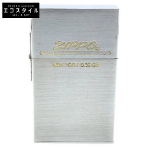 1円 美品 ZIPPO ジッポ NO1932 ファーストレプリカZIPPO NEW YORK DESIGN ライター シルバー メンズ レディース