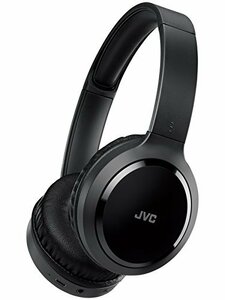 JVC HA-S78BN ノイズキャンセリングヘッドホン Bluetooth 連続16時間再生 軽量設計 有線接続対応 ハンズフリー通話　(shin