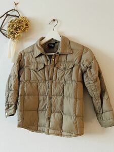 ノースフェイス　DOWN ジャケット 120 ダウンコート　THE NORTH FACE アウトドア　通学　子供　アウター　ダウン　サンドベージュ