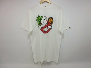 A BATHING APE×GHOSTBUSTERS/アベイシングエイプ× ゴーストバスターズ Tシャツ マイロ コラボ サイズ : L