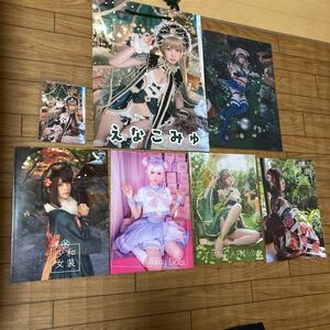 コレクション品★えなこ★くまこりんセット★写真集4冊★ブロマイド5枚セット★クリアファイル★新品未読★限定袋付★