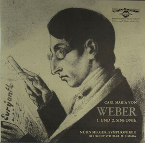 独LP Othmar F. M. Maga, Nurnberger Symphoniker Weber: Symphony No. 1 And No. 2 SM539 COLOSSEUM /00260