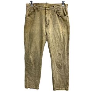 Wrangler デニムパンツ W36 ラングラー ビッグサイズ ライトブラウン コットン メキシコ製 古着卸 アメリカ仕入 2404-730