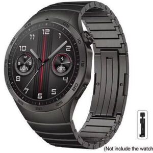 ●新品 Huawei Watch GT4 用 ブラック メタルバンド