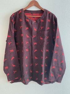 Engineered Garments MED Shirt Game Animal Jacquard M 18FW