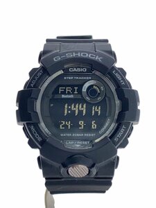 CASIO◆クォーツ腕時計・G-SHOCK/デジタル/ラバー/BLK/BLK