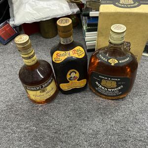 01489 古酒 ウィスキーまとめサンデー マクドナルド 、NIKKA WHISKY、キリンウィスキー 3本セット500ml〜760ml 43度 未開封