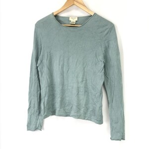 ブルックス 346/BROOKS BROTHERS☆シルク85％×カシミヤ15％/クルーネックセーター【size-M/ライトグリーン】TOPS/SHIRTS◇cBH776