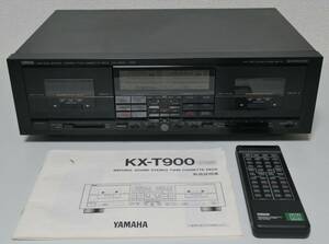 ☆ YAMAHA ヤマハ KX-T900 ブラック ツインリバースカセットデッキ ☆