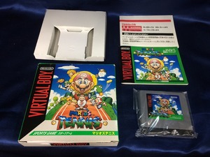 中古AB★マリオズテニス★バーチャルボーイソフト