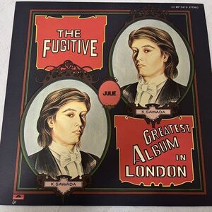 沢田研二 THE FUGITIVE 愛の逃亡者 LP レコード