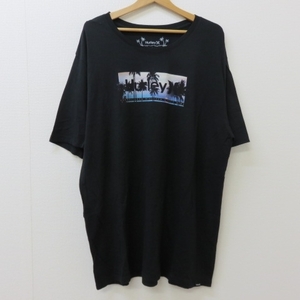 YA01★Hurley X　Tシャツ　ヤシの木　黒　XL　6/19★A