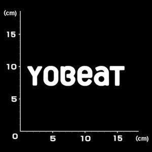 送料無料★0717★YOBEAT ヨービート★スノーボード★スノボー★SNOWBOARD★ステッカー