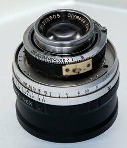 【改造レンズ】Olympus Zuiko F3.5/75mm【ELMOFLEXのテイクレンズ】と専用L39アダプター【L39マウントレンズ】