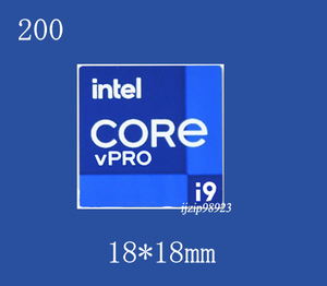 即決200【 CORE i9 vPRO 】エンブレムシール追加同梱発送OK■ 条件付き送料無料 未使用