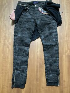 新品 21AW UNDERCOVER MADMARKET限定 one off SCAB デニム パンツ ハギ アンダーカバー ワンオフ