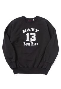 神戸限定品 BLUE BLUE JAPAN NAVY 13 クルーネックスウェット 希少サイズ4 XL ブルーブルー ヴィンテージ 聖林公司