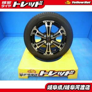 155/65R14インチ 新品 深リム アルミ 中古 夏タイヤ 【 軽自動車 】 VENES SUV ブリヂストン トーヨー 4本 2020-211年製トレッド専売