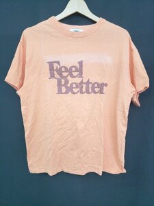 ◇ jouetie ジュエティ 半袖 Tシャツ カットソー サイズM オレンジ レディース P