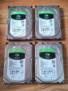 ◆送料無料 2TB HDD4個 中古 SEAGATE BARRACUDA ST2000DM005