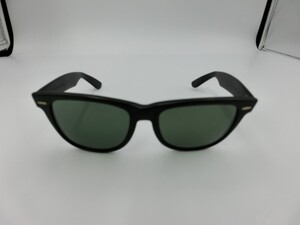 T【1t-06】【60サイズ】▲Ray-Ban レイバン/ウェイファーラーⅡ マットブラック サングラス/艶消し54㎜/度なし/※傷汚れあり