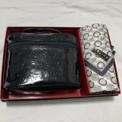 CELINE ポーチ　ハンカチ 2点セット