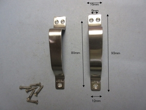 90mm/ステンレス/ステン/フランス取手/取手/取っ手/ハンドル