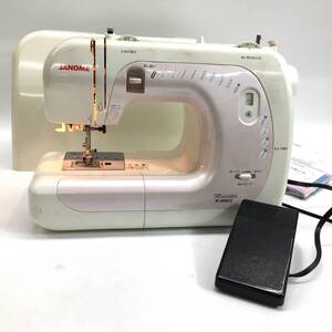 JANOME/ジャノメ 電子ミシン Marietta/マリエッタ M-8080 II 502型 フットコントローラー付き ハンドメイド 24l菊E