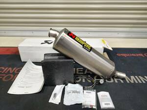 ◇希少絶版◆未使用　ER-6f ER-6n 06-08用アクラポビッチ（akrapovic）スリップオンマフラー NINJA650R　チタン