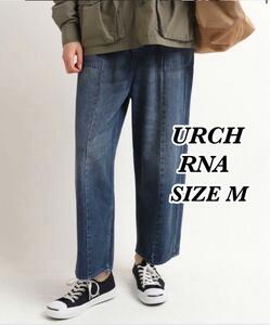 送料無料　URCH RNA アーチ　R3763 ガーデニングキャンパーパンツ デニムパンツ　レディース　M