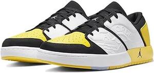 27.5cm 新品 NIKE JORDAN NU RETRO 1 LOW ジョーダン ニュー レトロ ロー AIR AJ1 エア メンズ スニーカー 復刻 白 黄色 黒 イエロー