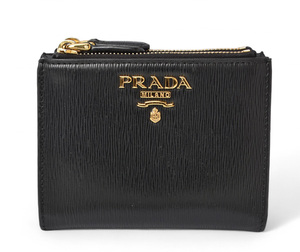 プラダ コインケース/カードケース/財布 PRADA ミニ財布 1ML024 VITELLO MOVE/レザー NERO/ブラック