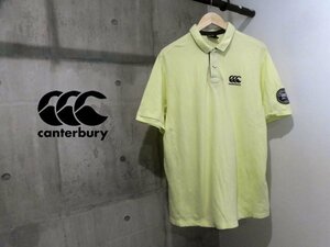 CANTERBURYカンタベリー ラガー ポロシャツ 3L/ラガーシャツ/カノコ 半袖シャツ 2XL/ラグビー/RA39108/メンズ/大きいサイズ カンターベリー