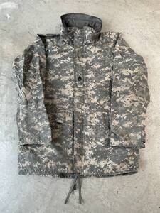 希少！美品！米軍実物！USA製！ECWCS ACU GORE-TEX UCPゴアテックスパーカー MILITARY 迷彩 ミリタリー 大きいサイズ(L-L)430