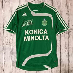 【adidas】アディダス サッカー フランス AS SAINT-ETIENNE サンテティエンヌ 半袖ユニフォーム M 06/07s