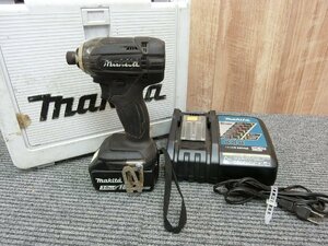 AY1334)makita/充電式インパクトドライバ/TD149DRFXB/18V 3.0Ah/黒/電動工具/マキタ/