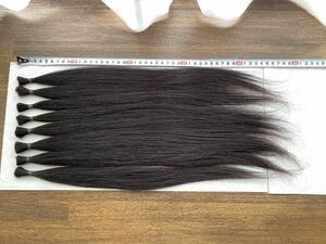 日本人　30代　約45cm 約100g　髪束 髪の毛　ヘアドネーション 送料込み