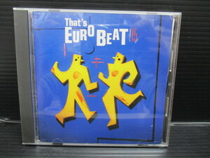 洋楽CD THAT’S EUROBEAT VOL.15　a23-05-28-1