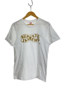 Supreme◆18AW/ETERNAL TEE/S/コットン/ホワイト/右脇付近汚れ有