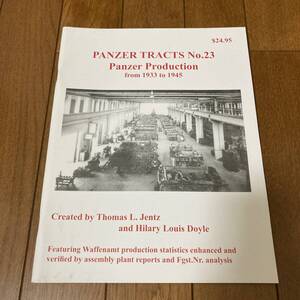 洋書 PANZER TRACTS No.23