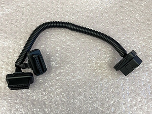 OBD2 スプリッター 分岐 分配 延長 ケーブル ハーネス 30cm