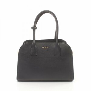 プラダ SOFT GLAIN ミディアム ブランドオフ PRADA レザー トートバッグ レザー レディース